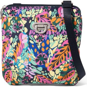 Baggallini Coastal Flip Lock Mini Crossbody in Paradise Print at Nordstrom