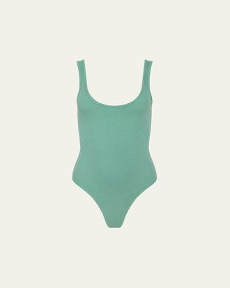 L'agence Nica Scoop-Neck Tank Bodysuit