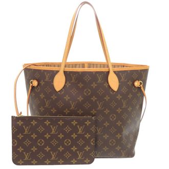 Louis Vuitton Brown Monogram Monogram Canvas Handbag Tote Bag (Pre-Owned)