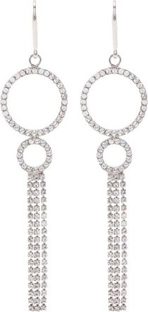 Isabel Marant Disco Ring earrings - women - Brass/glass - One Size - Silver