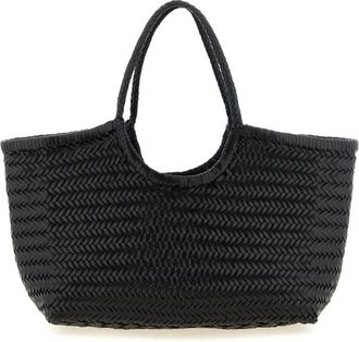 Dragon Diffusion Nantucket Basket Grote Schoudertas - Dames - Shoppers - Zwart - ONE Size - Leer - Tassen