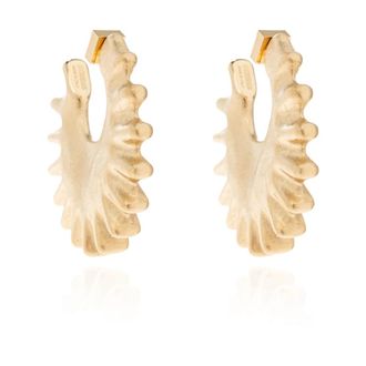 Jacquemus Hippocampe Hoop Oorbellen - Dames - Oorbellen - Geel - ONE Size - Accessoires