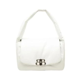Balenciaga Pre-owned Vintage Schoudertas - Dames - Pre-owned - Wit - Maat: ONE Size Leer