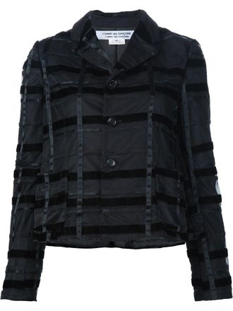 Comme Des Gar&ccedil;ons Lint met patch - Zwart
