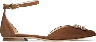 Fabi Suede Ballet Flat - Dames - Ballerinas - Bruin - 37 EU - Leer - Schoenen