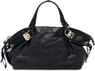 Gucci Pre-owned Gucci Medium Leather Bamboo Bar Tote Ladies 232959 213048