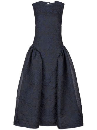 Cecilie Bahnsen Gine midi dress - Blue