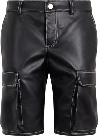 Philosophy di Lorenzo Serafini Dames, Korte broeken, Zwart, Maat: XS Leer