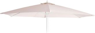 Hhg Funda De Recambio Para Parasol Florida, Funda De Recambio Para Parasol, &Oslash; 3m Poli&eacute;ster 6 Varillas, Crema