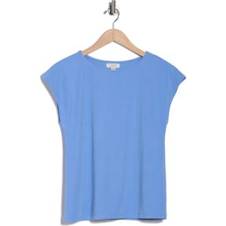 Nordstrom Rack Cap Sleeve Modal Blend T-Shirt in Blue Cornflower at Nordstrom Rack, Size X-Small