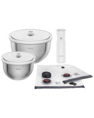 J.A. Henckels International Zwilling J.A. Henckels Fresh & Save 9Pc Stainless Steel Vacuum Bowl Starter Set