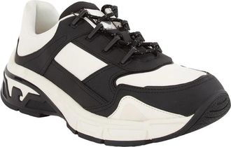 Emporio Armani Rubbered Pu+Nylo Nero Sneakers - Heren - Sneakers - Zwart - 40 EU - Polyester - Schoenen