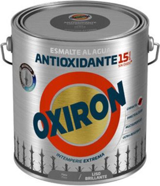 Titan Esmalte Antioxi. Bri. 2,5 Lt Pla Ext. Liso Oxiron Al Agua