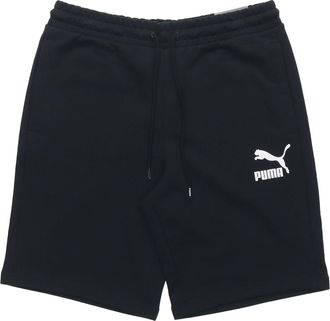 Puma Classics Logo Shorts Black White 597387-01