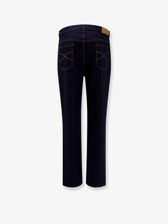Brunello Cucinelli Mens Trousers Virgin Wool Blue