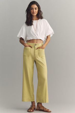 Maeve Colette European Linen Stretch Wide Leg Pants