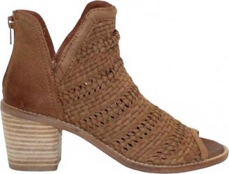 Sbicca Womens Anton Hand Woven Bootie In Tan