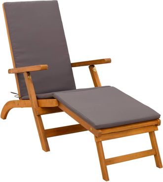 vidaXL Recliner Y Tumbona Plegable 55 X 146 X 91 Cm Vidaxl