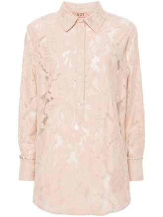 N°21 Blusa in pizzo - Rosa