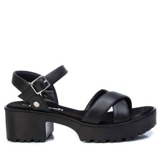 Xti Womens Combat Sandals In Black