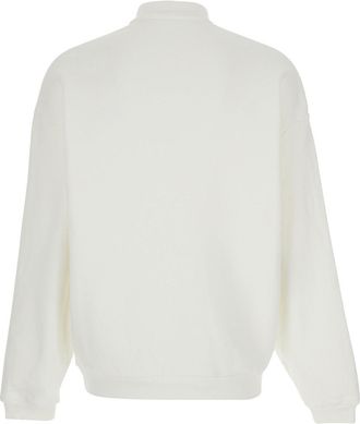 Autry Mens Sweatshirt Binco White Cotton Sweatshirts Sweater
