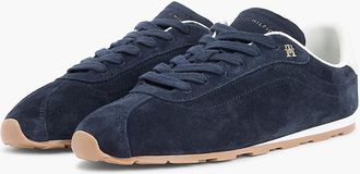 Tommy Hilfiger Womens Suede Ballet Sneaker - Space Blue - US 6.5 / EU 37