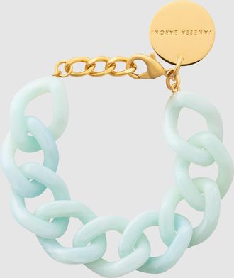 Vanessa Baroni Bracelet Flat Chain Cloud Marble