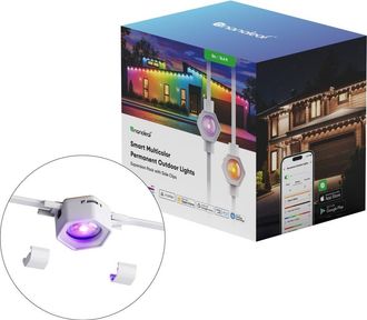 Nanoleaf Matter Smart Multicolor Permanent Outdoor Lights Expansion Pack with Side Clips 16.6ft at Nordstrom