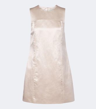 Poss&eacute; Chester cotton and silk satin shift dress