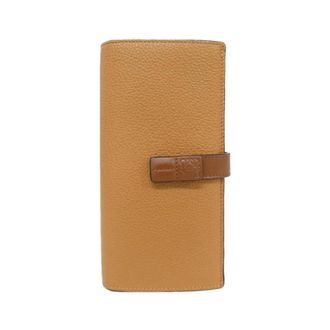 Loewe Brown Light Camel Leather Long Wallet (Bi-Fold) (Pre-Owned)