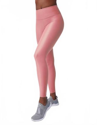 Heroine Sport Silky Body Legging In Burnt Rose