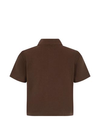 Saint Laurent Cotton Polo - Brown