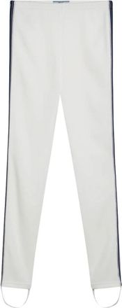 Prada Pantalone - Dames - Leggings - Beige - L - Leer - Broeken