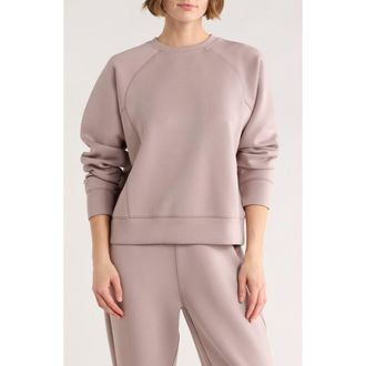 Spanx Crewneck Pullover in Coastal Fog at Nordstrom Rack, Size X-Small