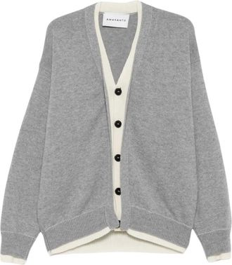 Amaranto Cardigan - Heren - Vesten - Grijs - L - Truien & Vesten