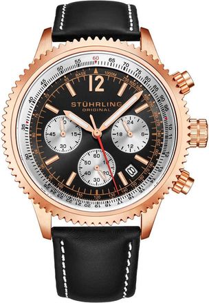 Stührling Monaco Chronograph Quartz Black Dial Mens Watch M16991