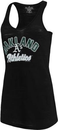 Soft As A Grape Womens Soft as a Grape Black Oakland Athletics Multicount Racerback Tank Top at Nordstrom, Size Medium