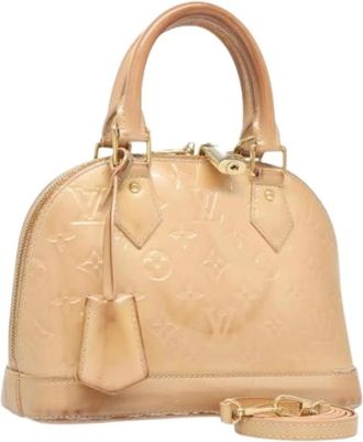 Louis Vuitton Pre-owned Handbags, female, Beige, Size: ONE SIZE Pre-owned Leather Handbag