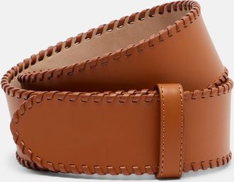 Khaite Theo leather belt