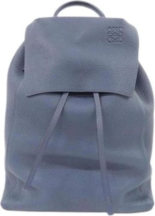 Loewe Pre-owned Backpacks, female, Blue, Size: ONE SIZE Pre-owned Backpack