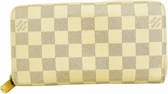 Louis Vuitton White Long Wallet (Bi-Fold) (Pre-Owned)