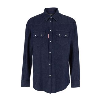 Dsquared2 Hombre, Camisas, Azul, Talla: L