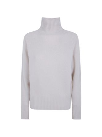 Seventy Ribbed Cropped Turtleneck Knitted Sweater