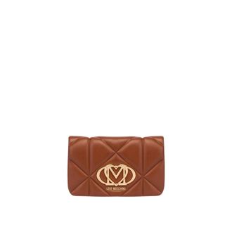 Love Moschino Smart Quilted Daily Bag - female - Love Moschino - Shoulder Bags - Brown - ONE SIZE - Bags