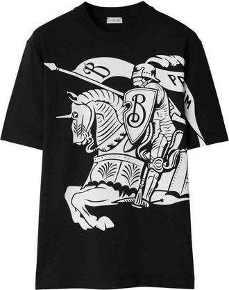 Burberry EKD Cotton Jersey T-Shirt, Size Large