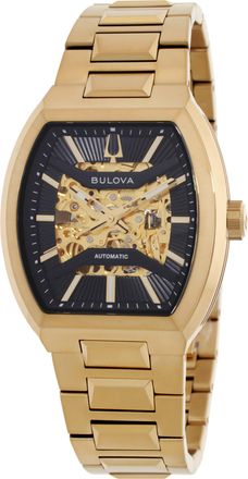 Bulova Maquina Automatic Black Dial Mens Watch 97A207