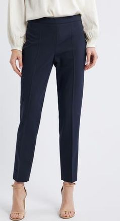BOSS Tiluna Slim Fit Pants in Clean Navy at Nordstrom Rack, Size 14