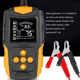 OEM Probador De Bater&iacute;as De Coche De 12v/24v, Analizador Digital De Bater&iacute;as Lcd, Herramienta De Diagn&oacute;stico Para Autom&oacute;viles, Medici&oacute;n Soh, Soc, Cca E Ir