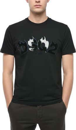 Dsquared2 Black Regular Logo T-Shirt