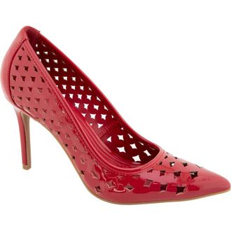 BCBGeneration Bissha Laser Cut Stiletto Pump in Lipstick at Nordstrom, Size 9.5